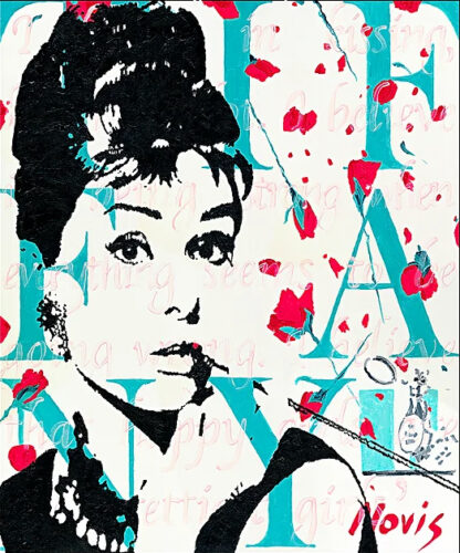 Lot202 - Audrey Hepburn - A framed Giclee print of a SOLD OUT edition of 100 worldwide.